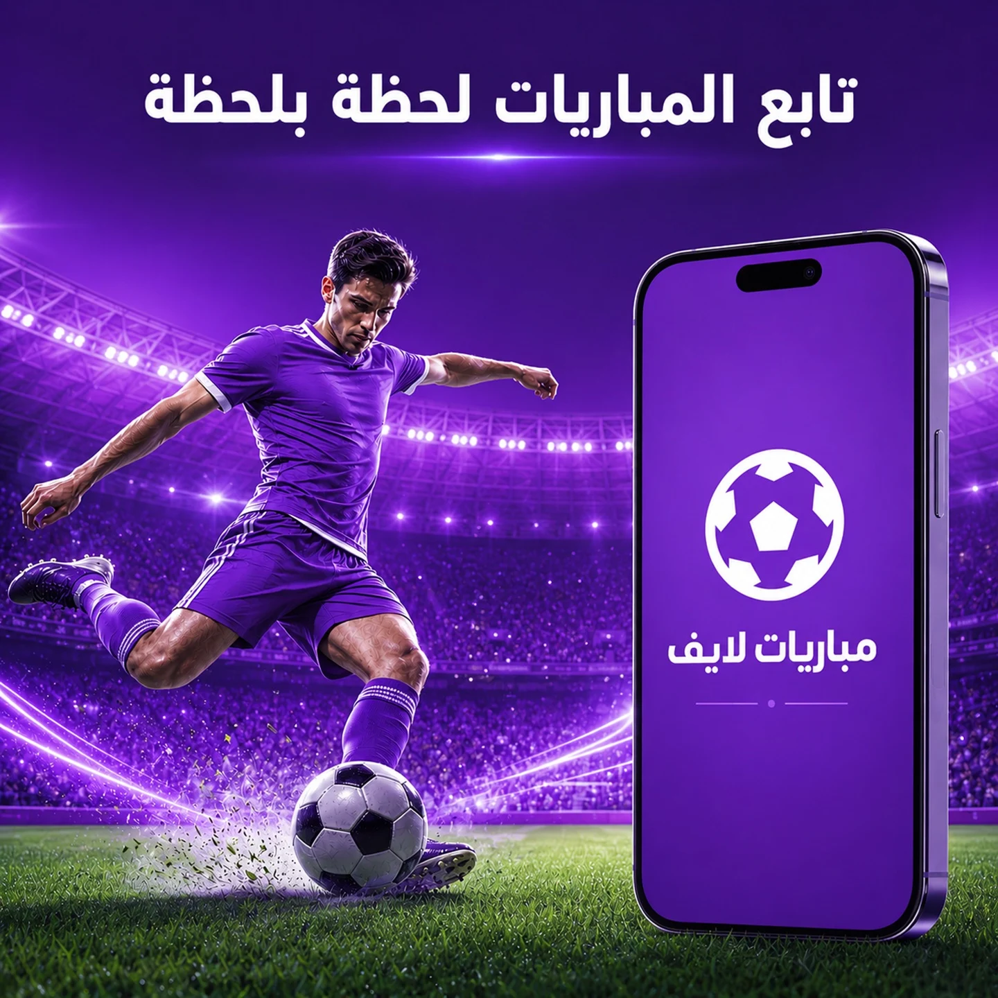 Background أفضل تطبيق لمتابعة أحداث مباريات كرة القدم لحظة بلحظة 